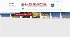 Desktop Screenshot of malonespecialtyinc.com